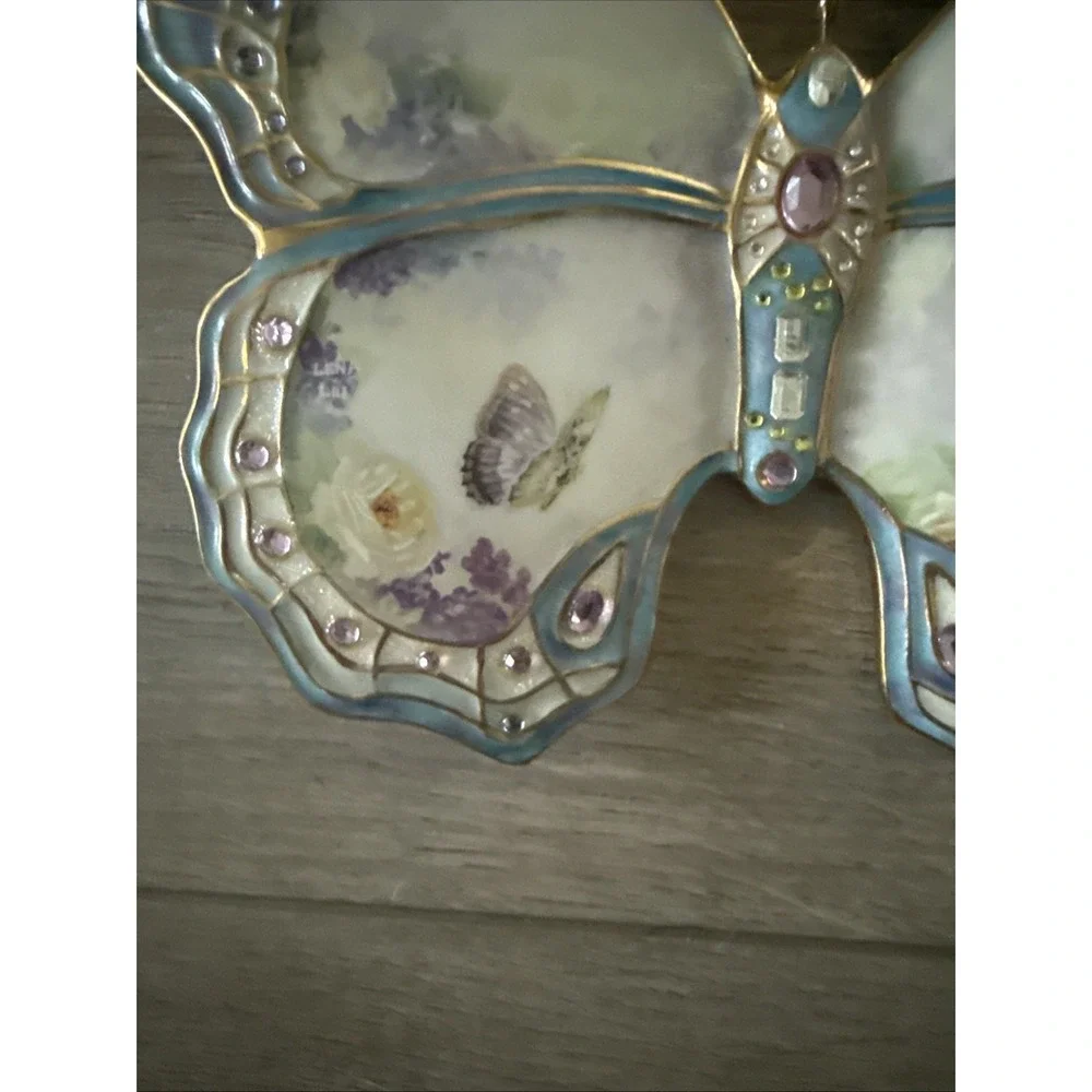 Lena Liu Jewels of Nature WINGED JEWELS Butterfly Wall Plaque Bradford Xchg 2006